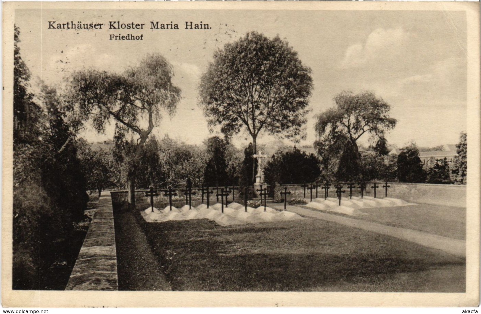 CPA AK Karthauser Kloster Maria Hain - Friedhof GERMANY (969698) - Autres & Non Classés