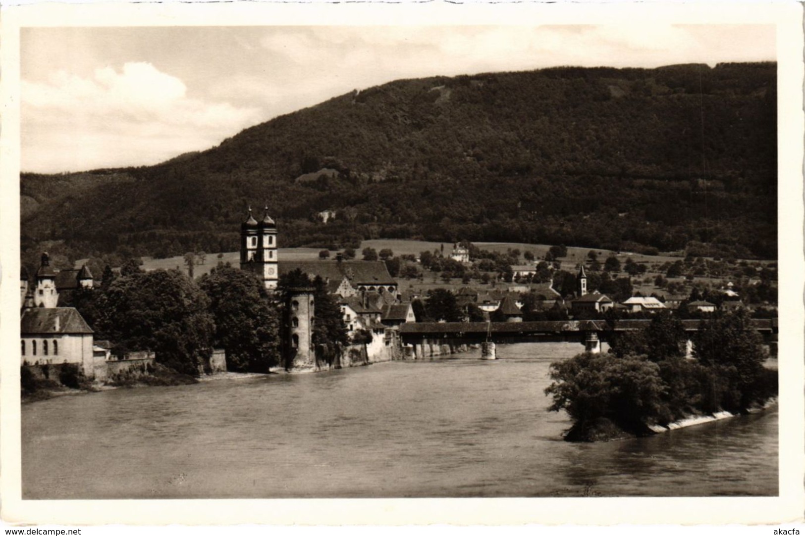 CPA AK Bad Sackingen - Blick Auf Sackingen Am Hochrhein GERMANY (969898) - Bad Saeckingen