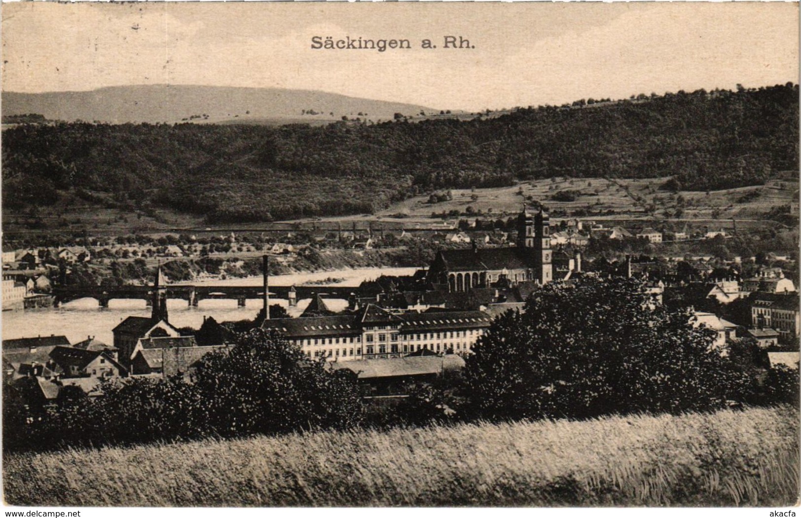 CPA AK Bad Sackingen - Totalansicht GERMANY (969899) - Bad Saeckingen