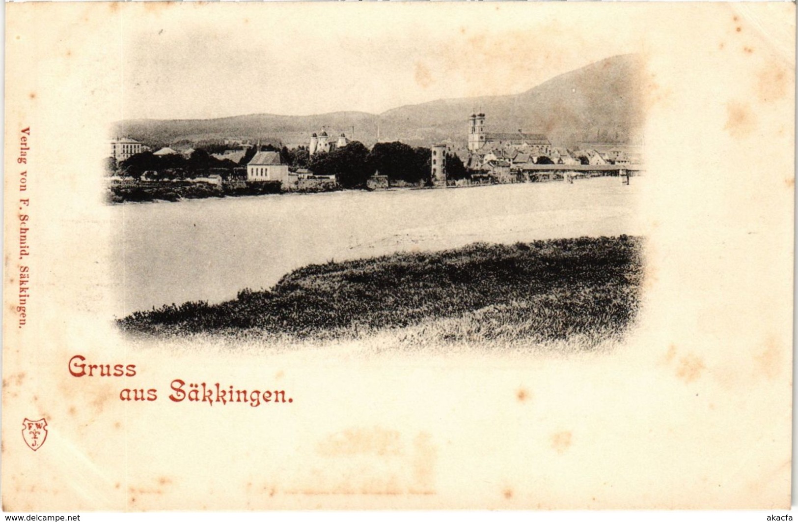 CPA AK Bad Sackingen - Totalansicht GERMANY (969920) - Bad Saeckingen