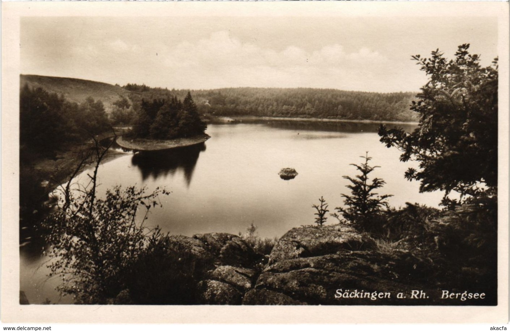 CPA AK Bad Sackingen - Bergsee - Seepartie GERMANY (969928) - Bad Saeckingen