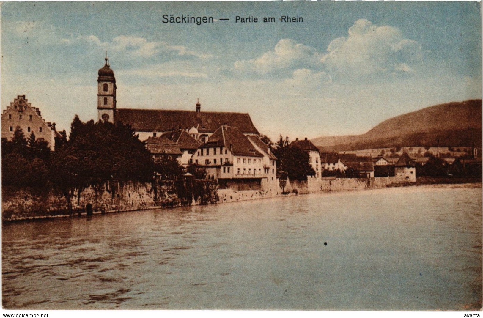 CPA AK Bad Sackingen - Partie Am Rhein GERMANY (969930) - Bad Saeckingen