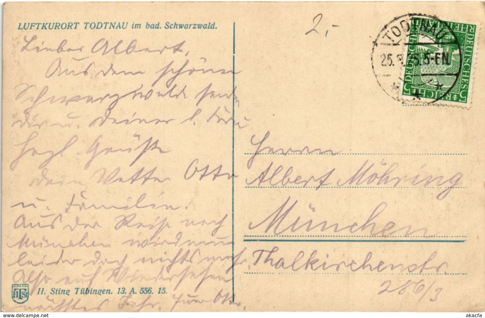 CPA AK Todtnau - Totalansicht GERMANY (969982) - Todtnau