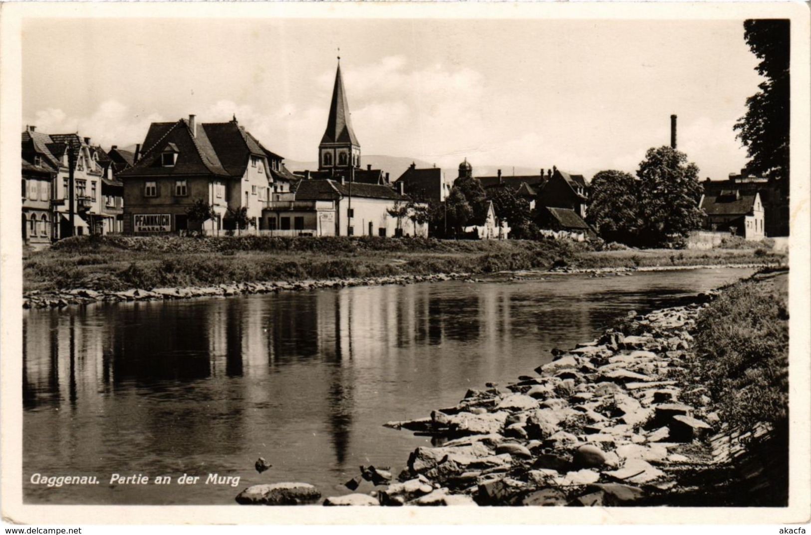 CPA AK Gaggenau - Partie An Der Murg GERMANY (1030002) - Gaggenau