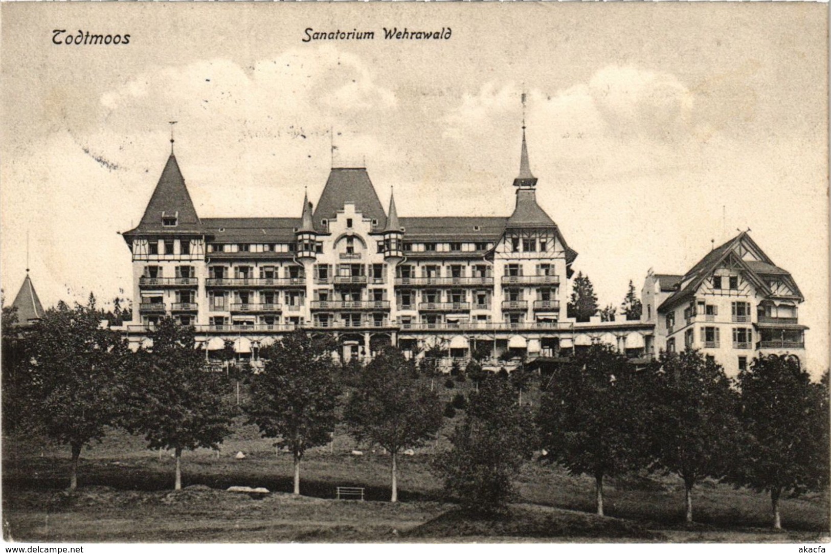 CPA AK Todtmoos - Sanatorium Wehrawald GERMANY (1030022) - Todtmoos