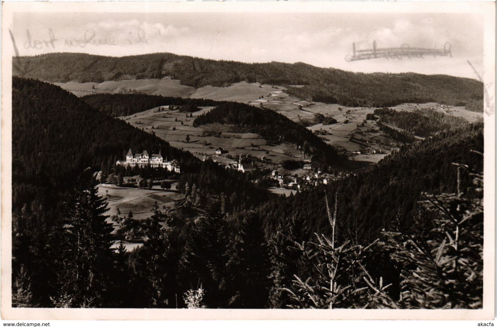 CPA AK Todtmoos Mit Sanatorium Wehrawald Vom Glaserberg Aus GERMANY (1030039) - Todtmoos