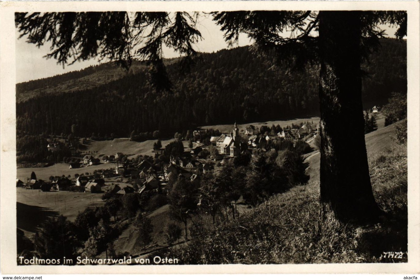 CPA AK Todtmoos - Todtmoos Im Schwarzwald Von Osten GERMANY (1030053) - Todtmoos