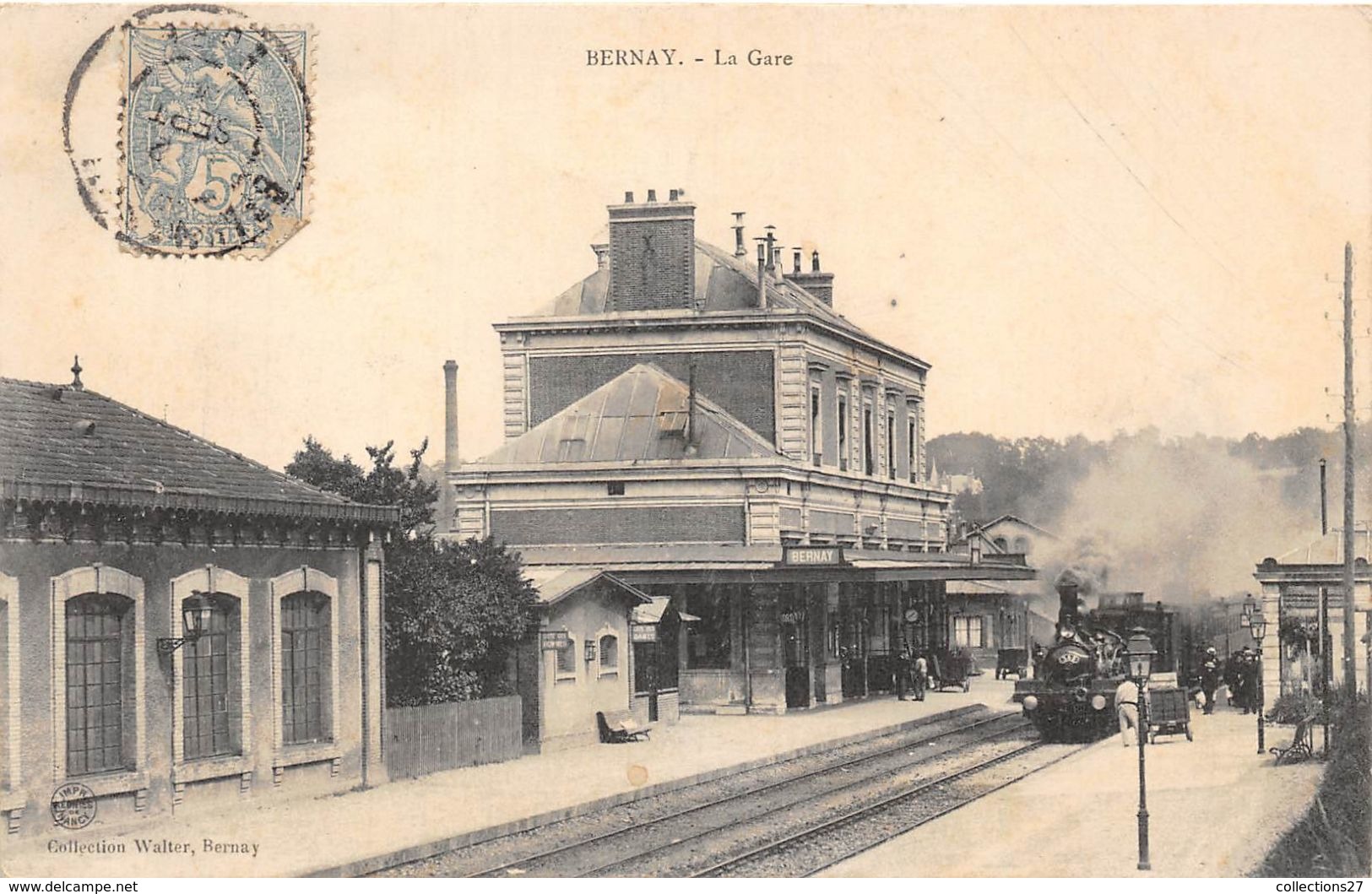 27-BERNAY- LA GARE - Bernay