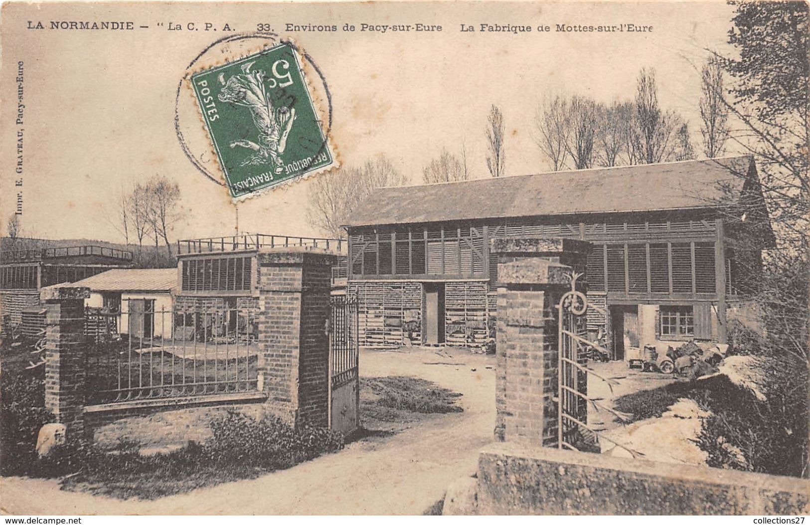 27-PACY-SUR-EURE- ENVIRONS- LA FABRIQUE DE MOTTES-SUR-L'EURE - Pacy-sur-Eure