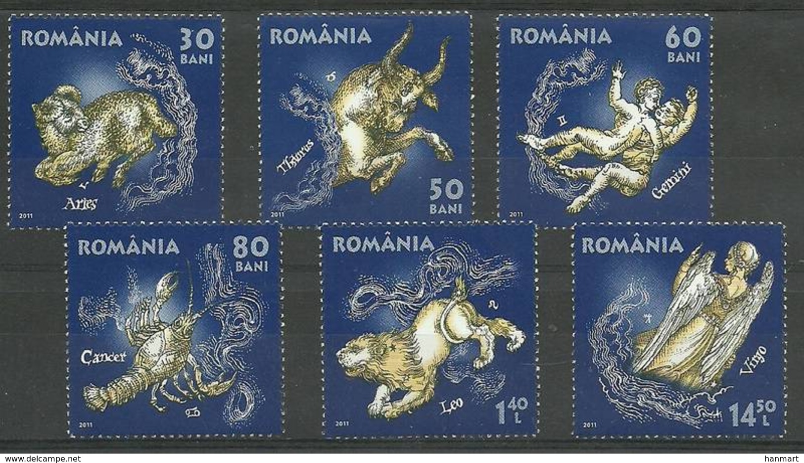 Romania 2011 Mi 6524-6529 MNH ( ZE4 RMN6524-6529 ) - Big Cats (cats Of Prey)