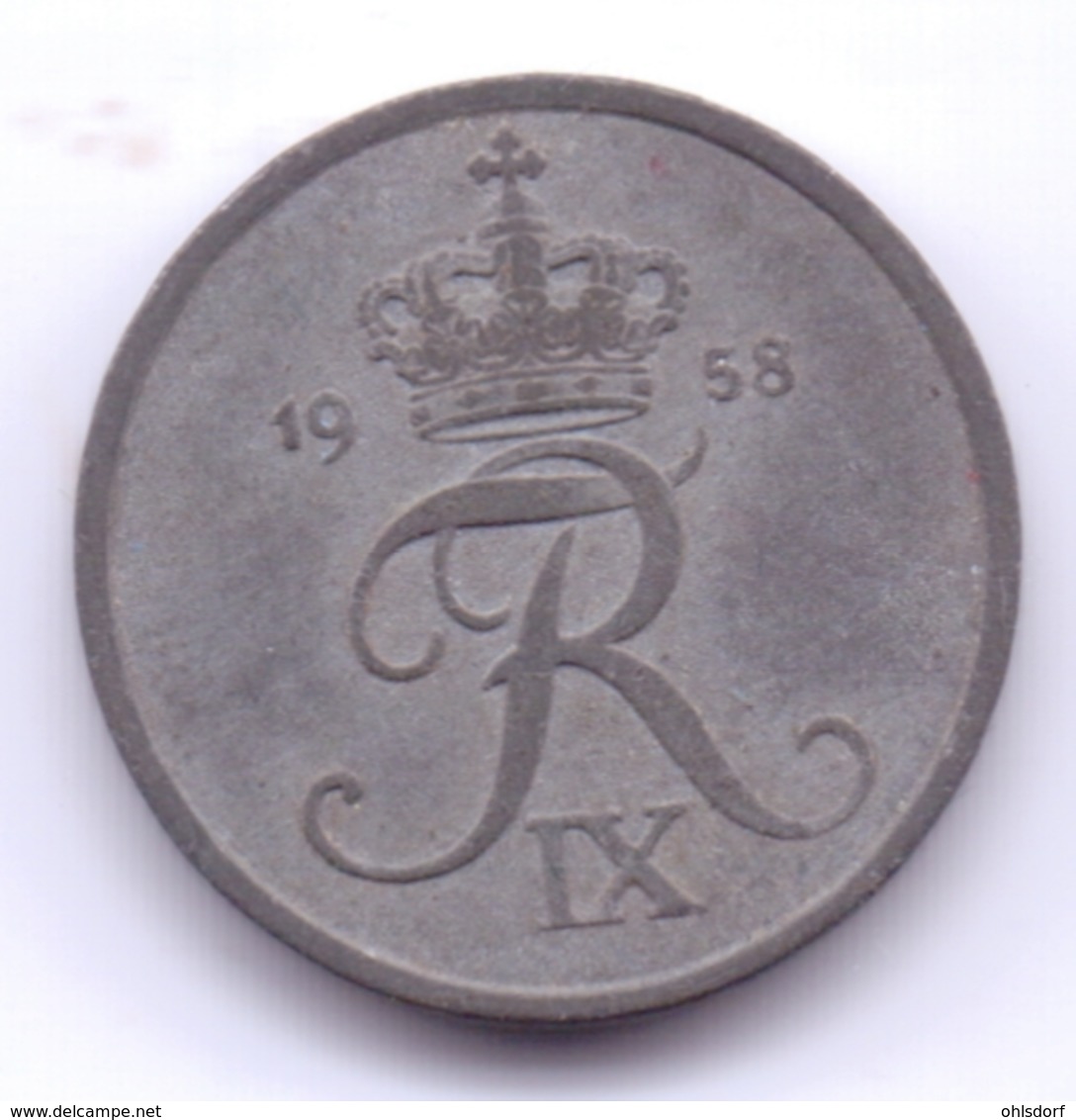 DANMARK 1958: 2 Öre, KM 840 - Denmark