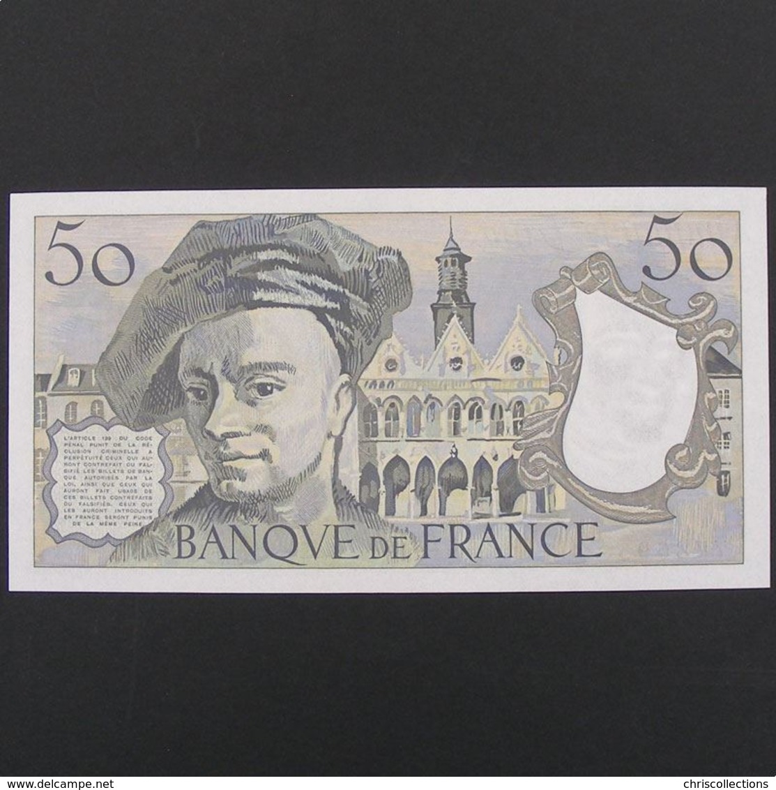 50 Francs Quentin De La Tour 1977, Pr.Neuf - 50 F 1976-1992 ''Quentin De La Tour''