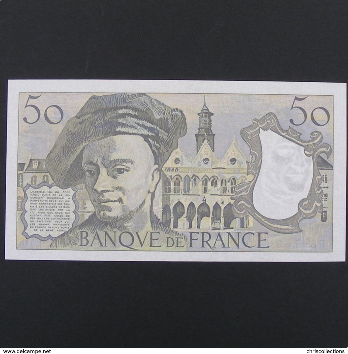 50 Francs Quentin De La Tour 1978, SPL - 50 F 1976-1992 ''quentin De La Tour''