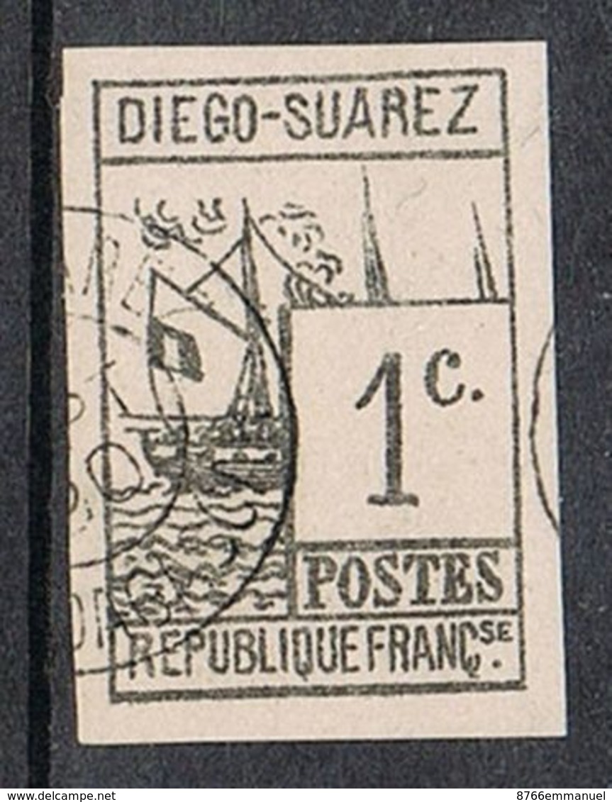 DIEGO-SUAREZ N°6  Signé - Used Stamps