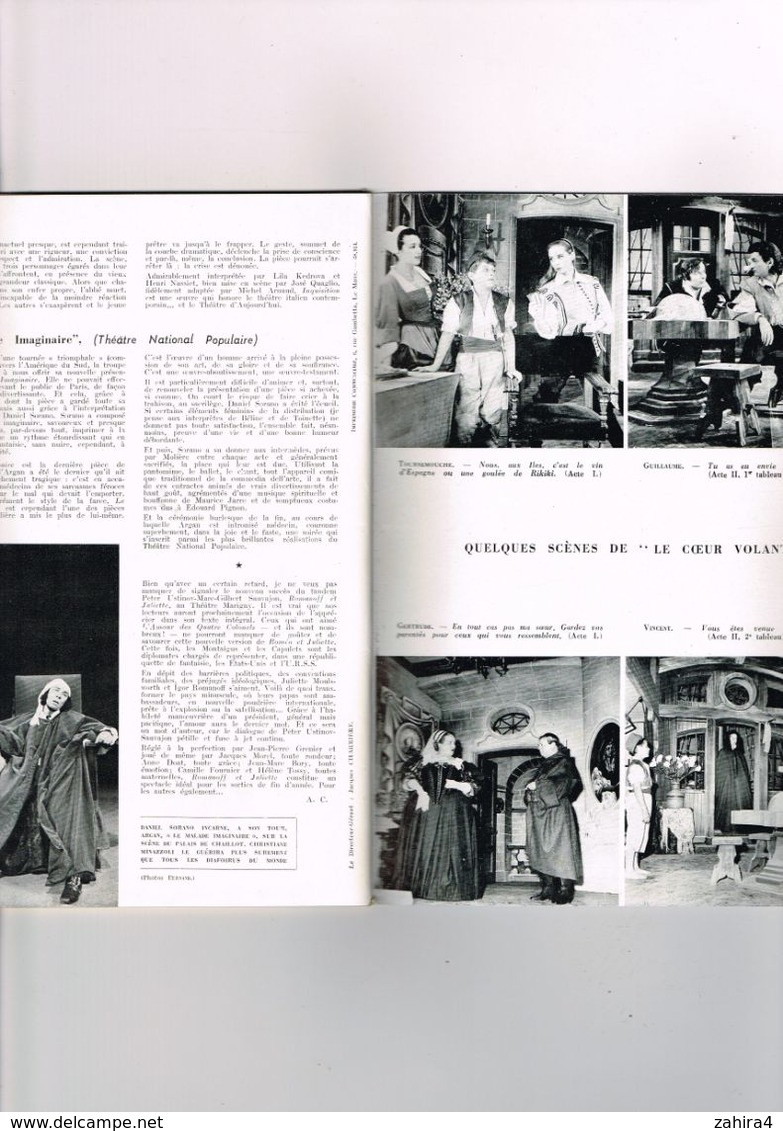 L'Avant-Scène N°164 Femina-théâtre Le Coeur Volant Théâtre Antoine C.A. Puget Geneviève Page D. Sorano C. Minazzoli - Other & Unclassified