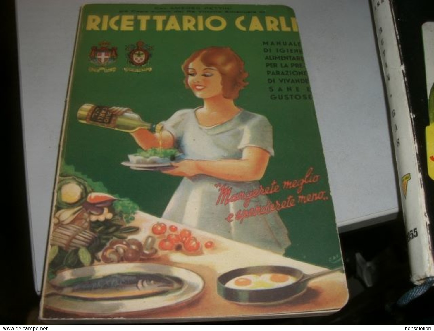 LIBRO RICETTARIO CARLI ILLUSTRATO DA CAPPADONIA 1952 - Casa Y Cocina