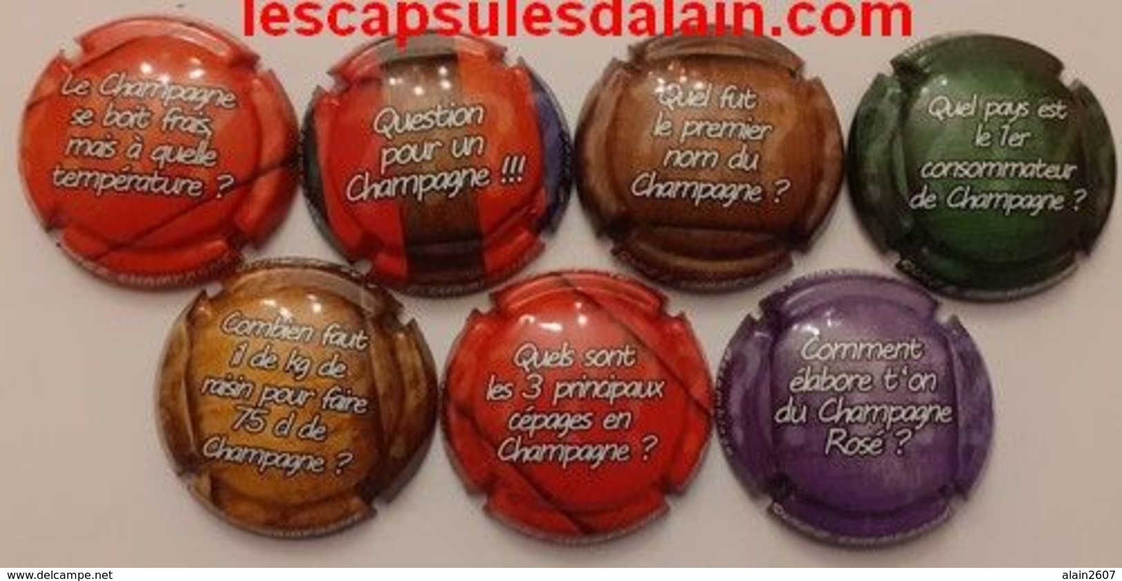 7 BELLES CAPSULES CHAMPAGNE GENERIQUE QUESTION POUR UN CHAMPAGNE 2020 NEWS - Colecciones