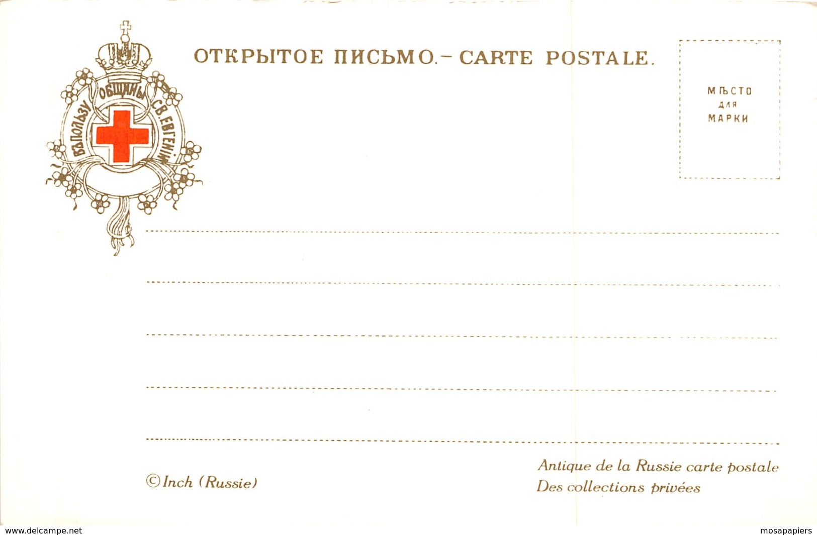 Russie - Red-Cross Postcard - Russie