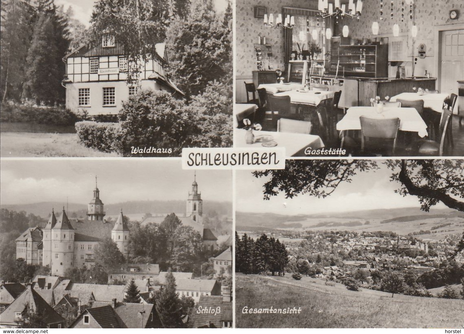 D-98553 Schleusingen - Alte Ansichten - Gaststätte - Schleusingen