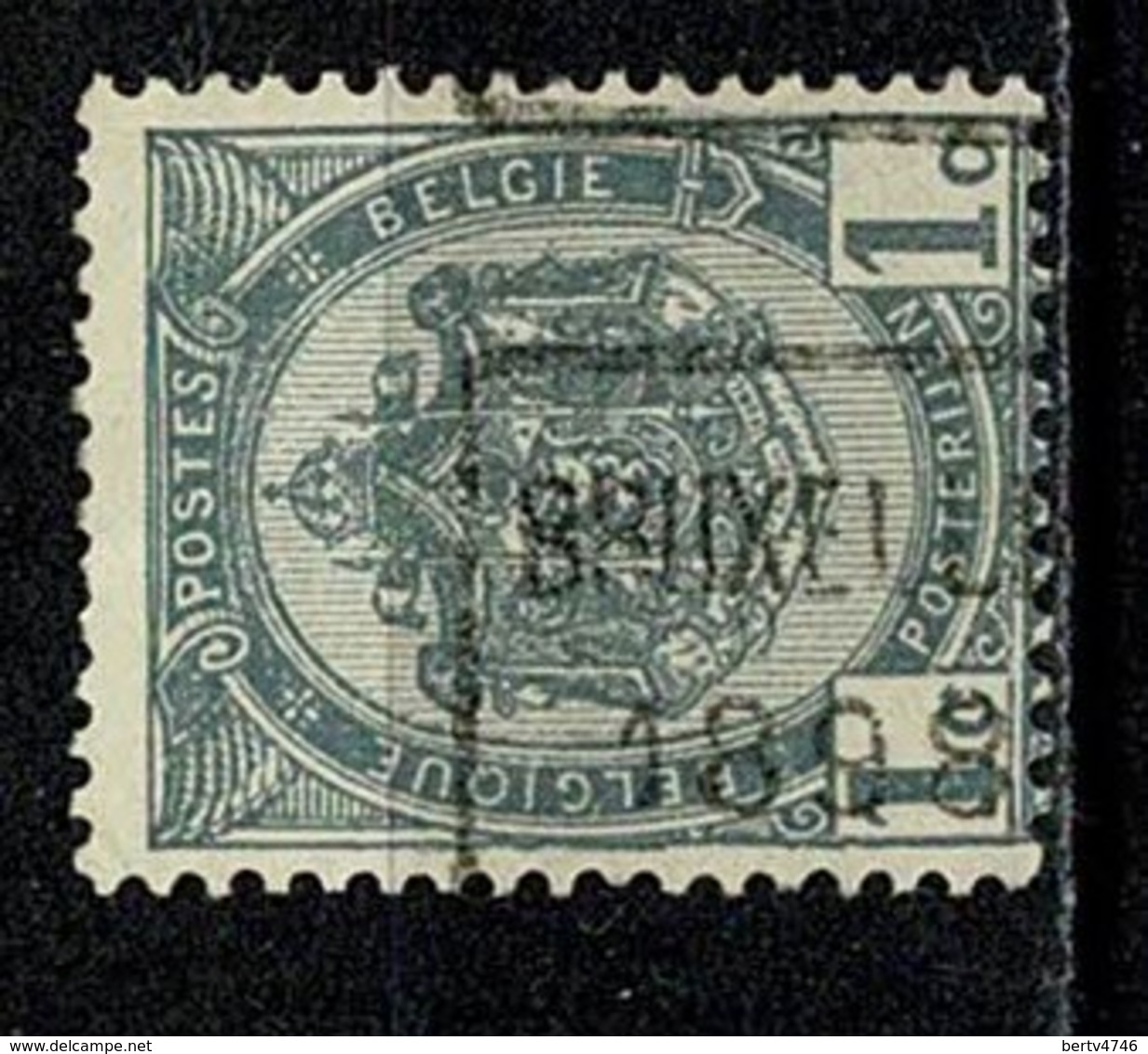 Belg. 1898 PREO  141 Bruxelles (2 Scans) - Roulettes 1894-99