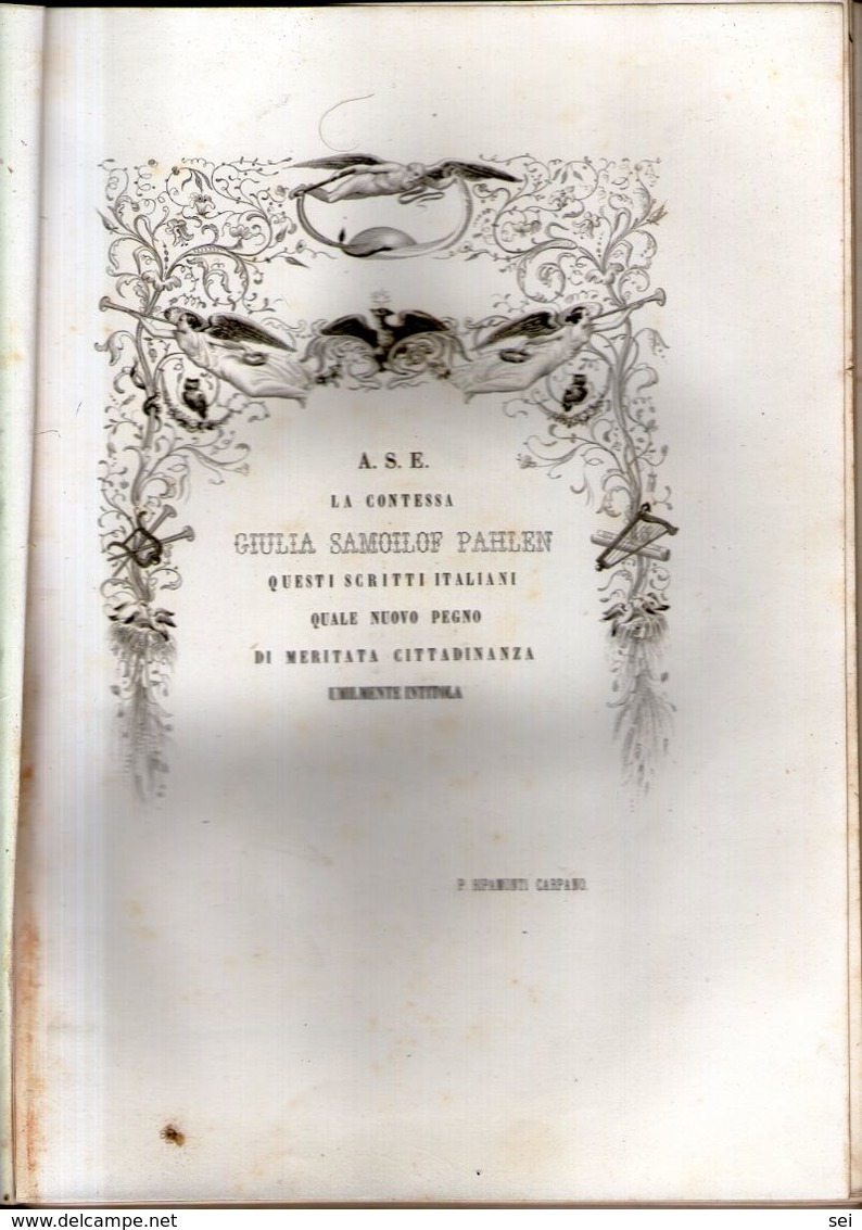 B 3451 - Strenna Italiana, 1846 - Libri Antichi