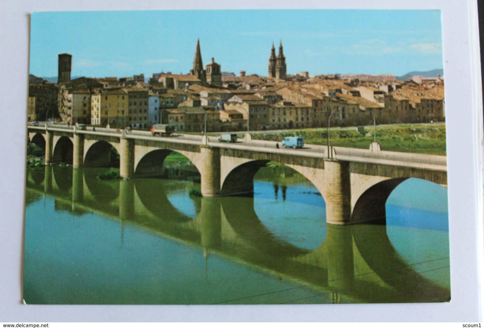 Lagrono - L'ebre - Pont De Pierre Et Vue Partielle - La Rioja (Logrono)