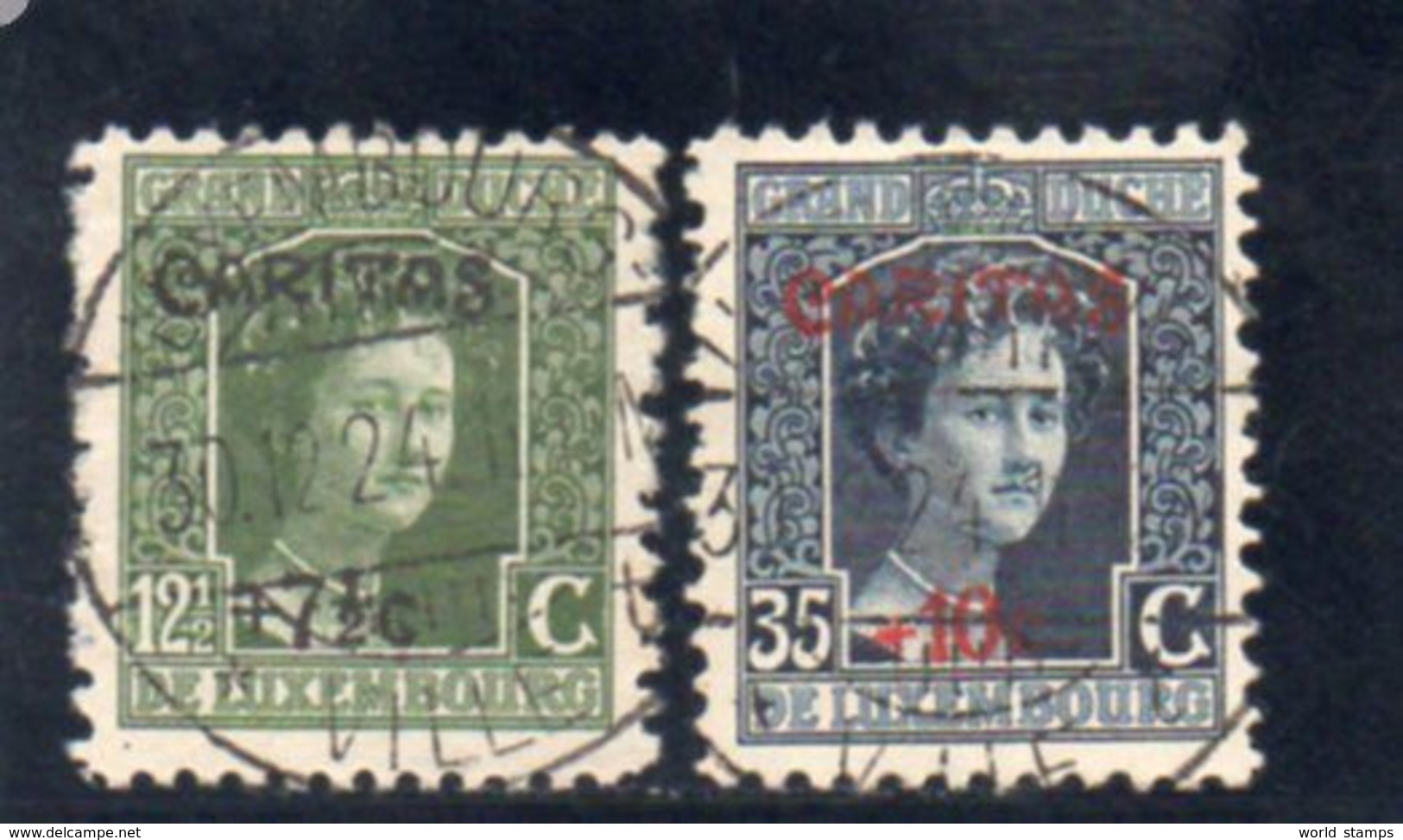 LUXEMBOURG 1924 O - Used Stamps
