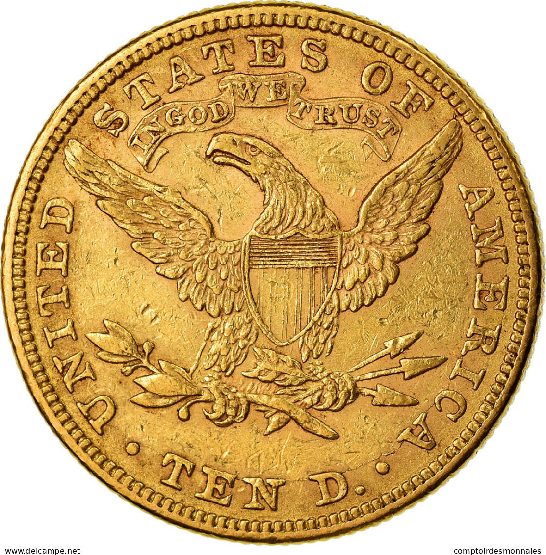 Monnaie, États-Unis, Coronet Head, $10, Eagle, 1881, U.S. Mint, Philadelphie - 10$ - Eagles - 1866-1907: Coronet Head (Tête Couronnée)