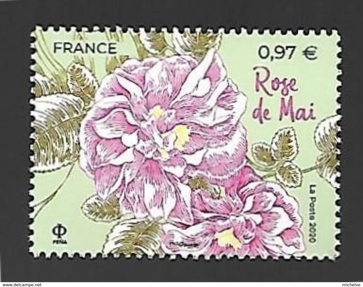 France 2020 - Yv N° 5400 ** - Rose De Mai  (de La Feuille) - Ongebruikt