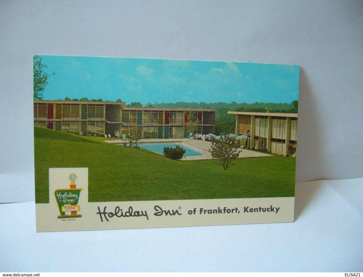 HOLIDAY YNN FRANKFORT KY KENTUCKY  ETATS UNIS USA  CP FORMAT CPA CURTEICHCOLOR 3 D NATURAL COLOR REPRODUCTION - Frankfort