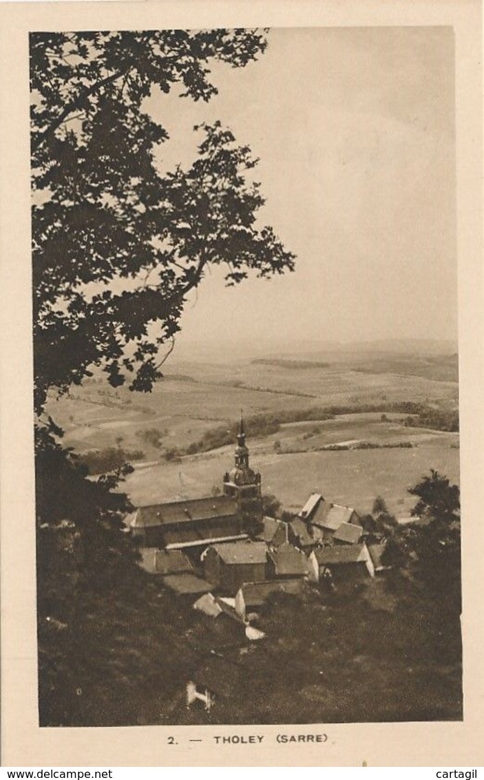 2CPA (lot) -  Allemagne - Tholey - Ancienne Abbaye Et Vue Générale -Envoi Gratuit - Kreis Sankt Wendel