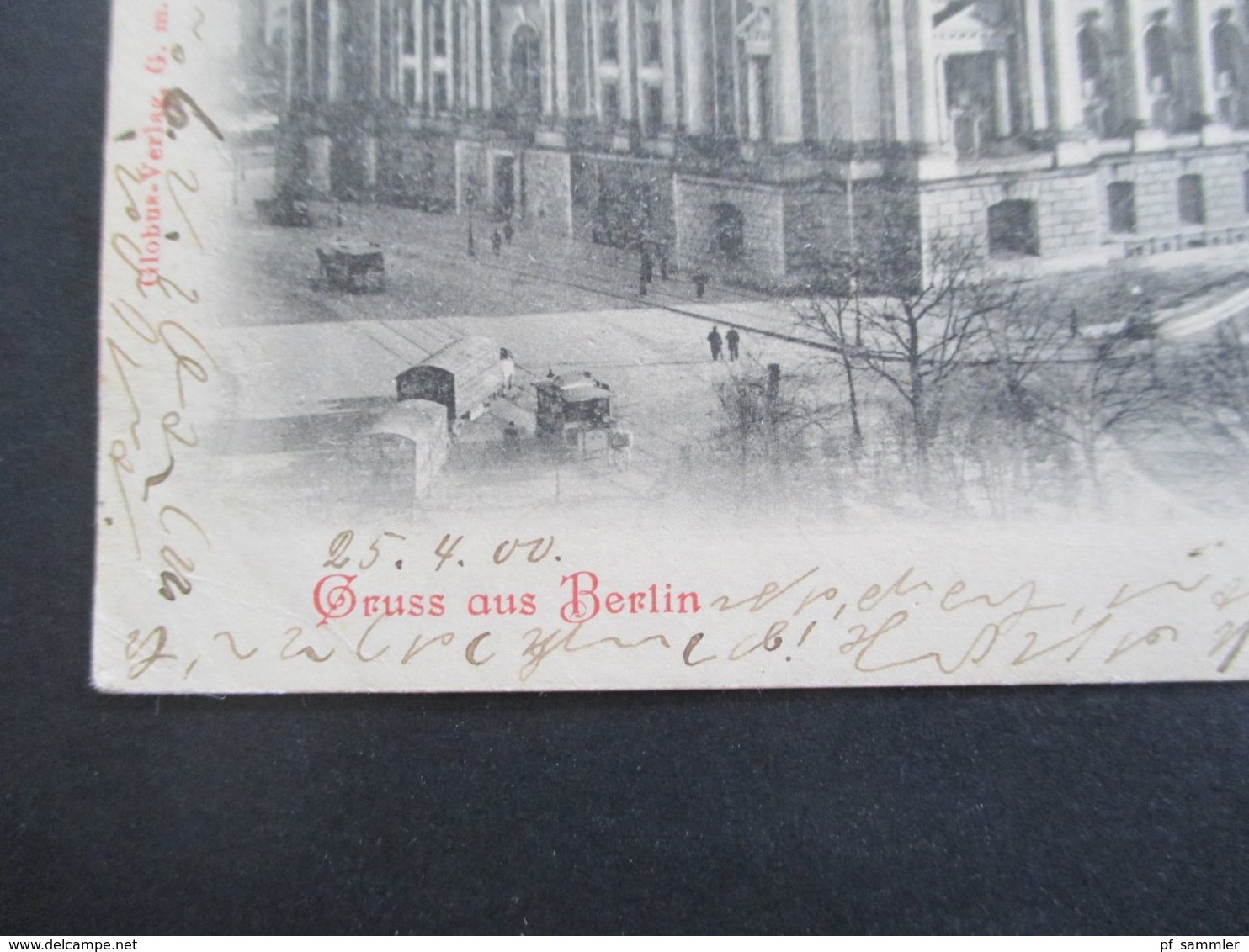 AK Gruss Aus Berlin Reichstag 1900 Nach Klein-Paaren An Der Wirblitz Bei Falkenrehde Mit Ank. Stp. K1 Falkenrehde - Mitte