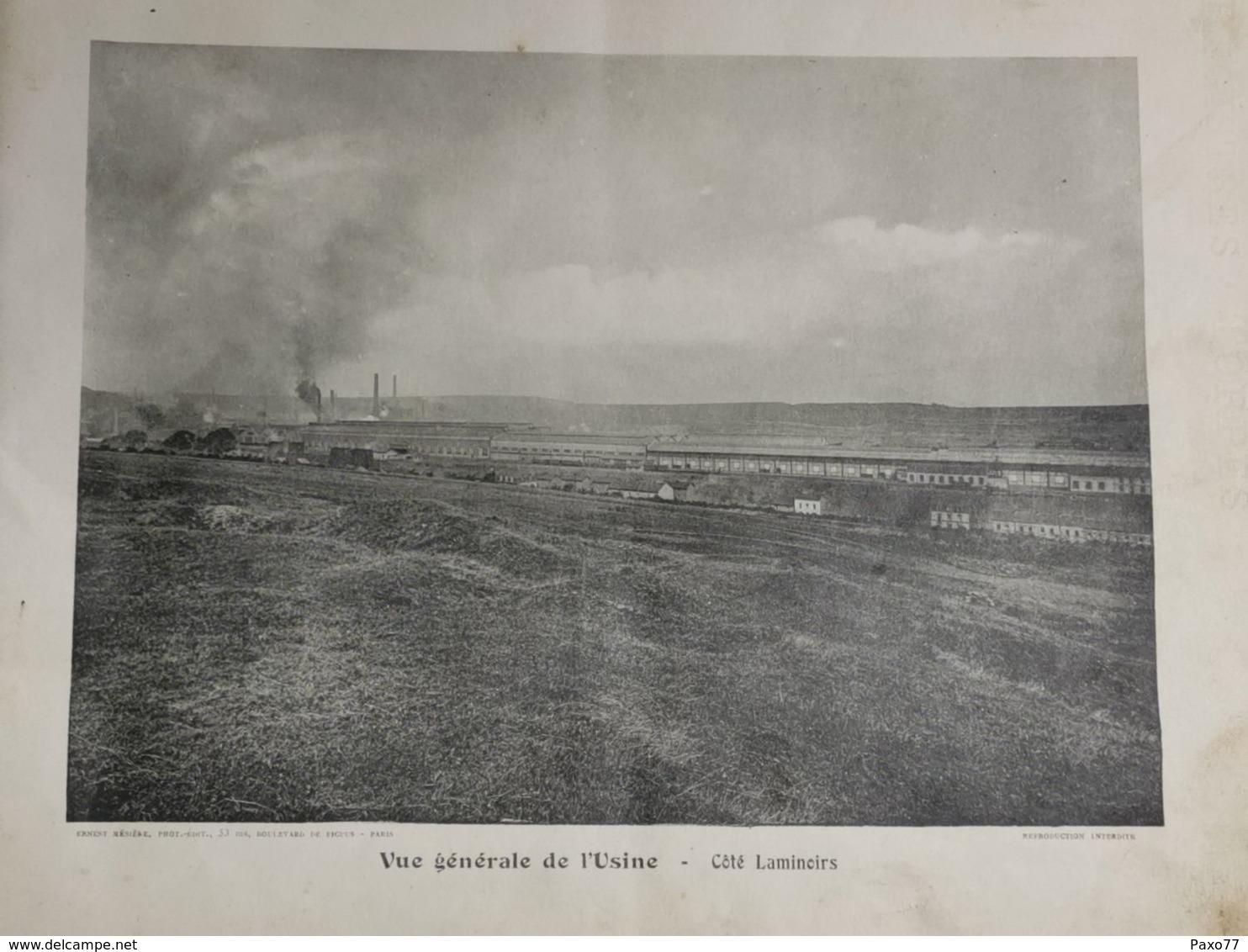 Livre, Société Anonyme Des Aciers De Micheville, Usines 1925. Format A4 Avec + 40 Photos - Other & Unclassified