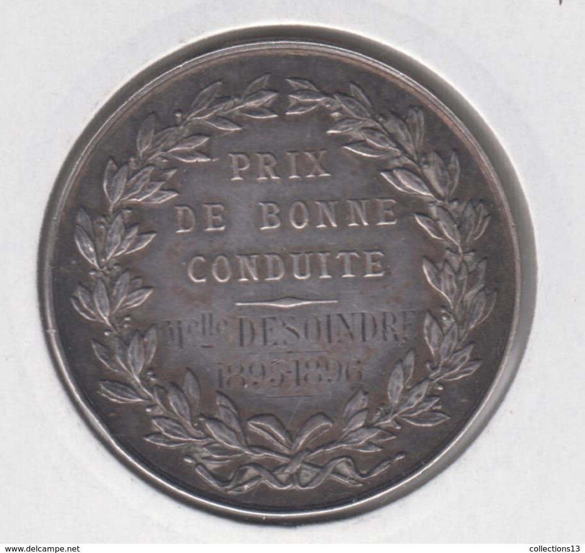 FRANCE - Medailles "ecole D'accouchement De Paris" 1895/1896 SUP - Professionnels / De Société