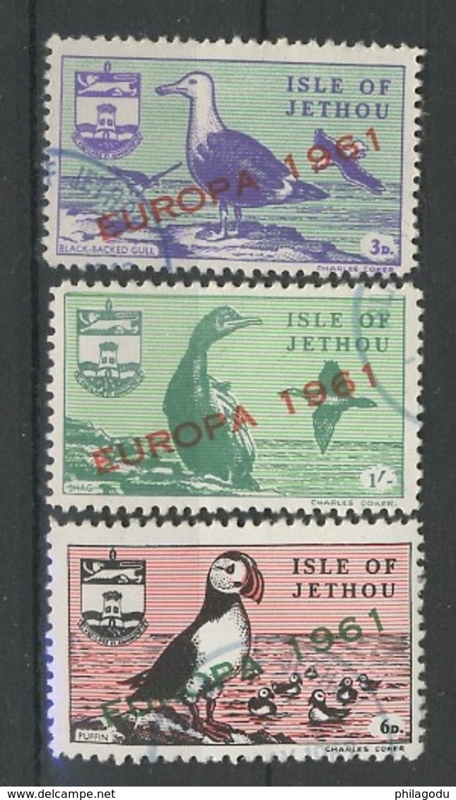 JETHOUT. Europa 1961. Série Ø 3 Valeurs. Oiseaux. Ucelli. Birds. Vögel - Local Issues