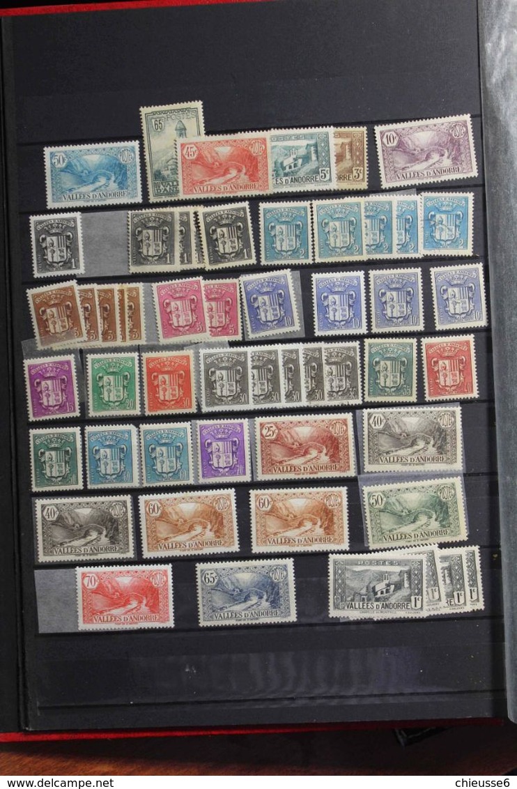 Andorre Collection  Timbres Neuf **, *, (*) - Collections