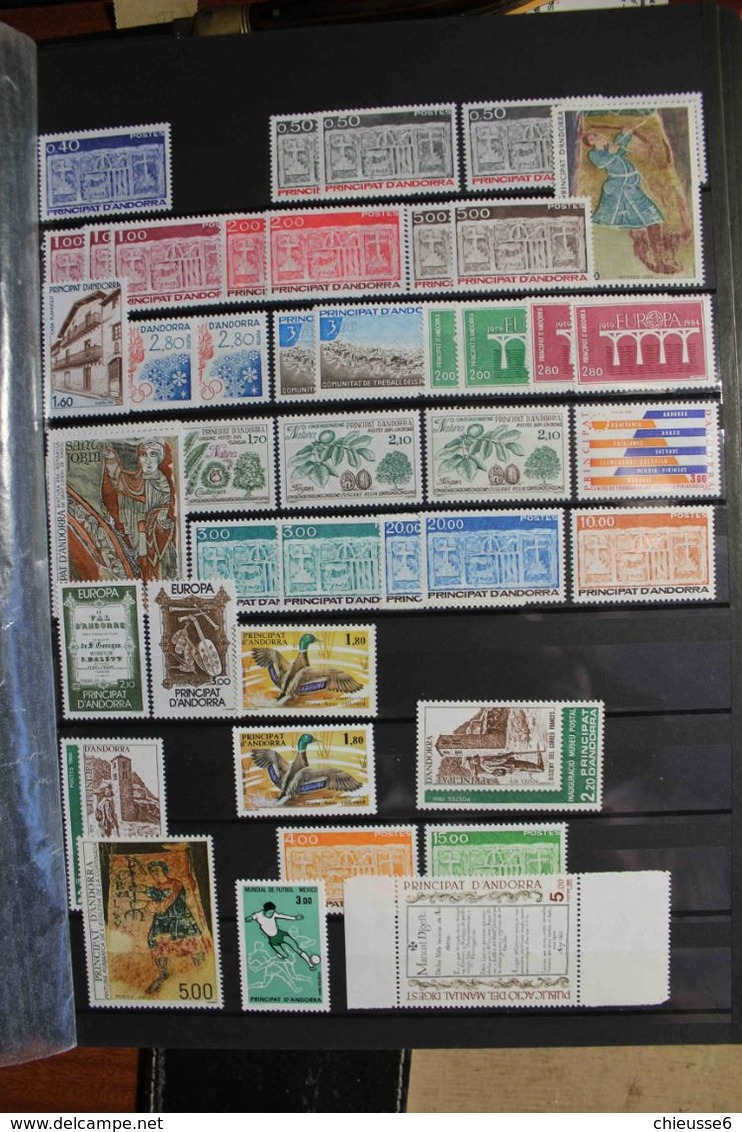 Andorre collection  timbres neuf **, *, (*)