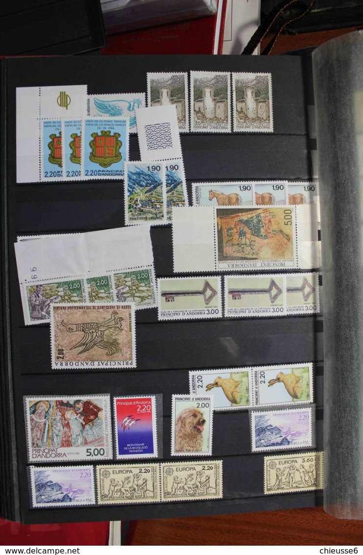 Andorre collection  timbres neuf **, *, (*)