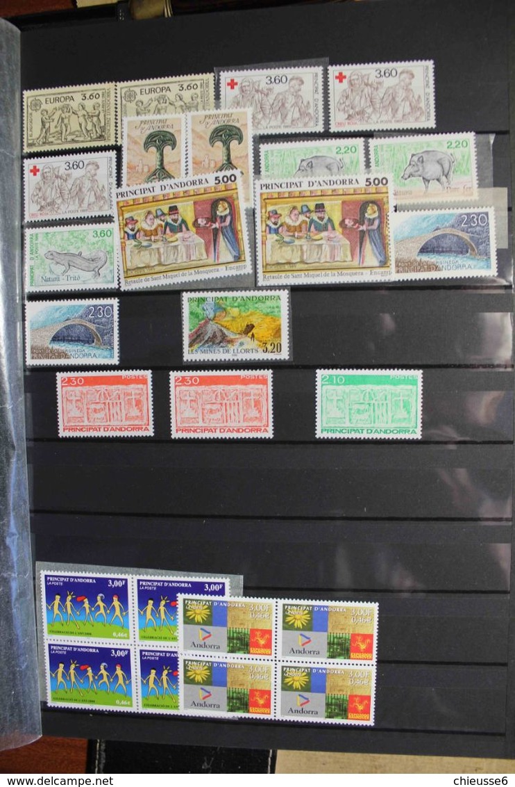 Andorre collection  timbres neuf **, *, (*)