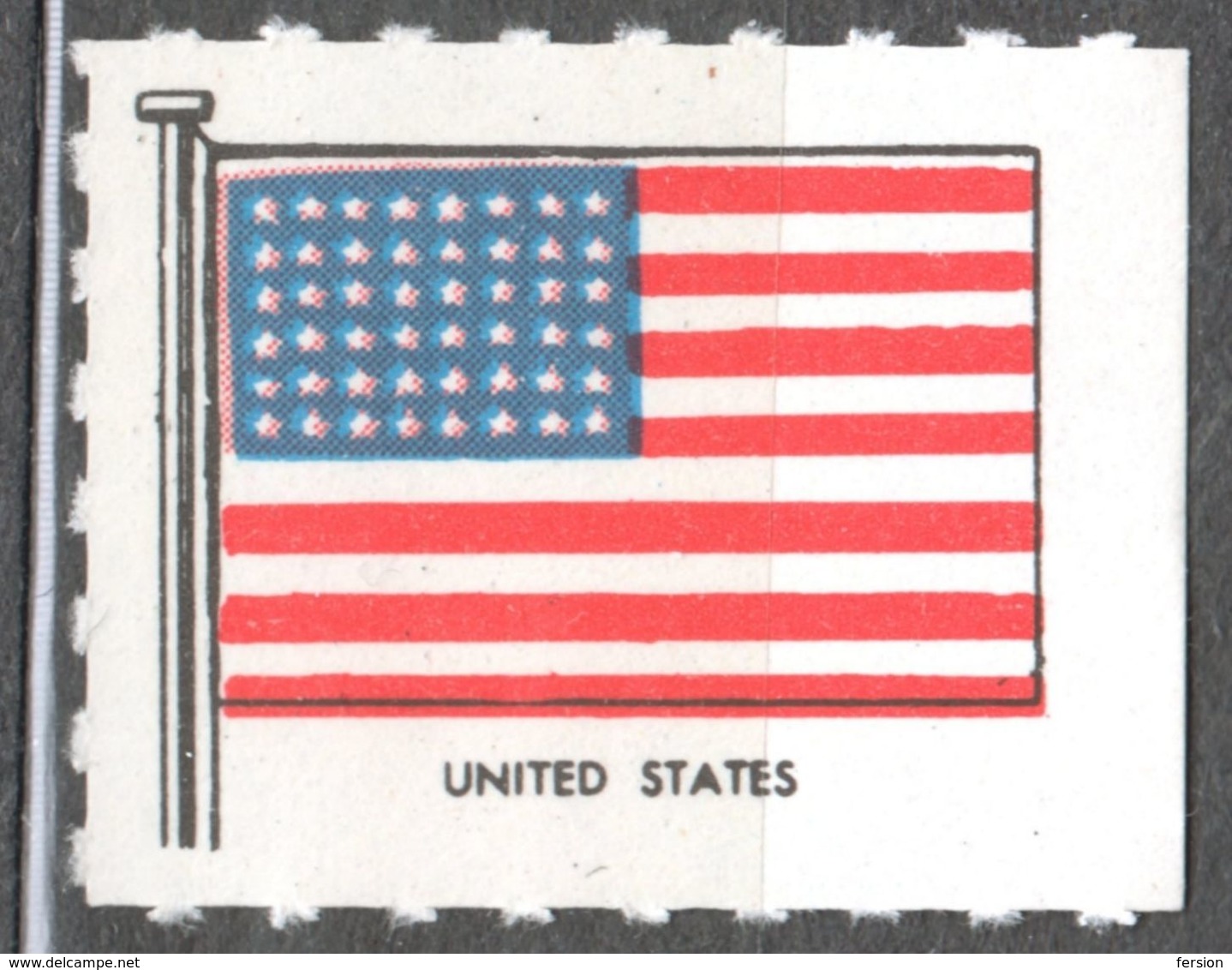 USA United States Os America - FLAG FLAGS Cinderella Label Vignette - Ed. 1950's Great Britain MNH - Andere & Zonder Classificatie