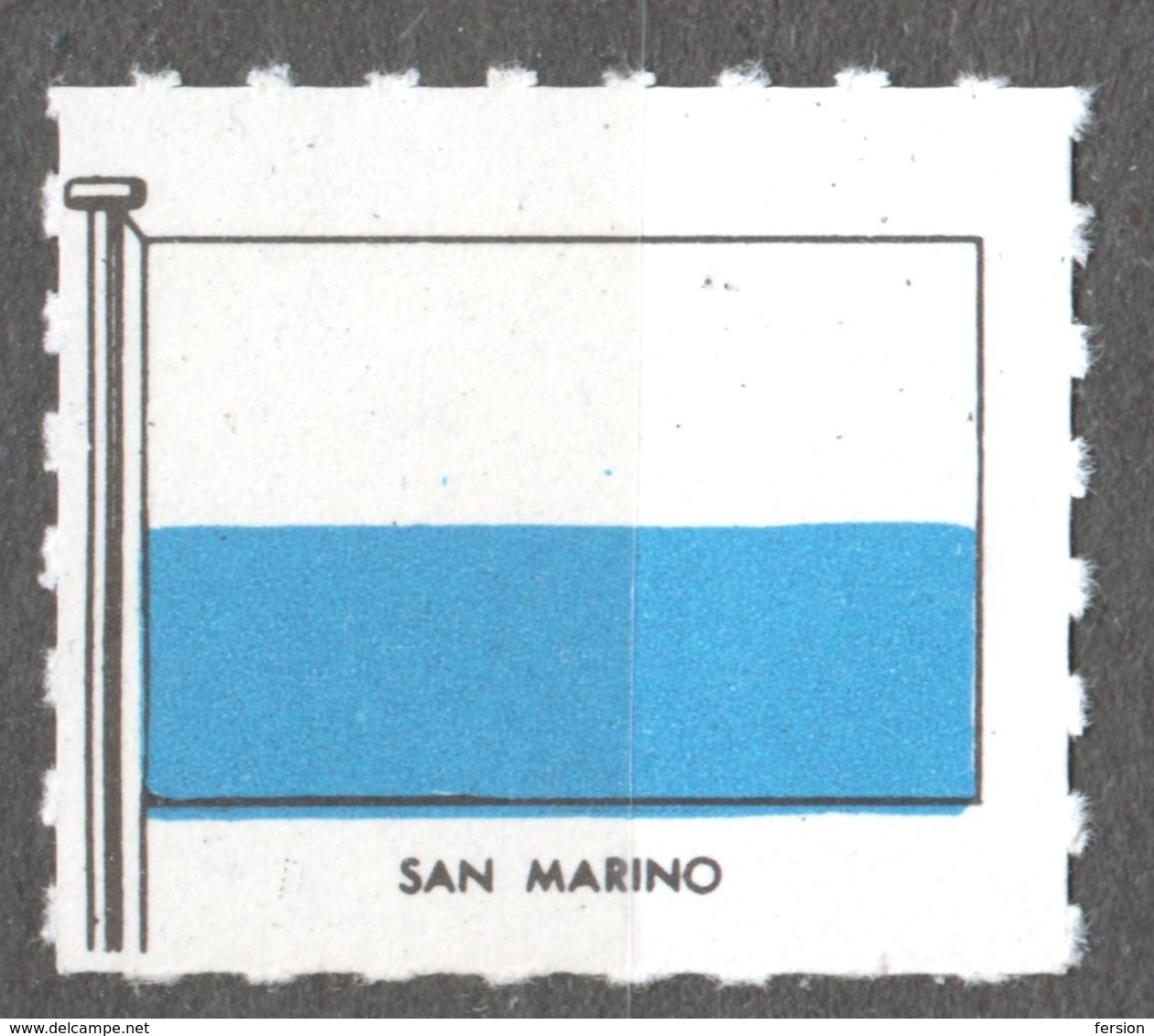 San Marino - FLAG FLAGS Cinderella Label Vignette - Ed. 1950's Great Britain MNH - Altri & Non Classificati