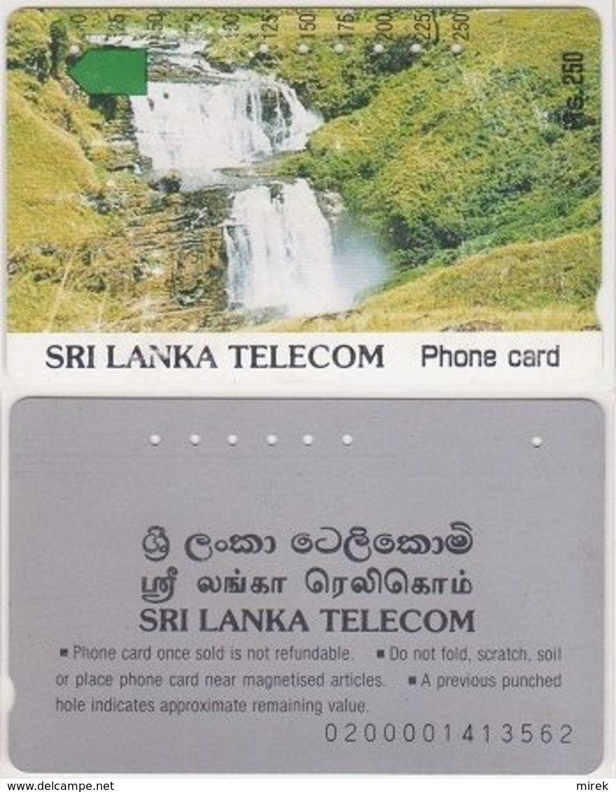 350/ Sri Lanka; P6. Waterfall, CN 02000014 - Sri Lanka (Ceilán)