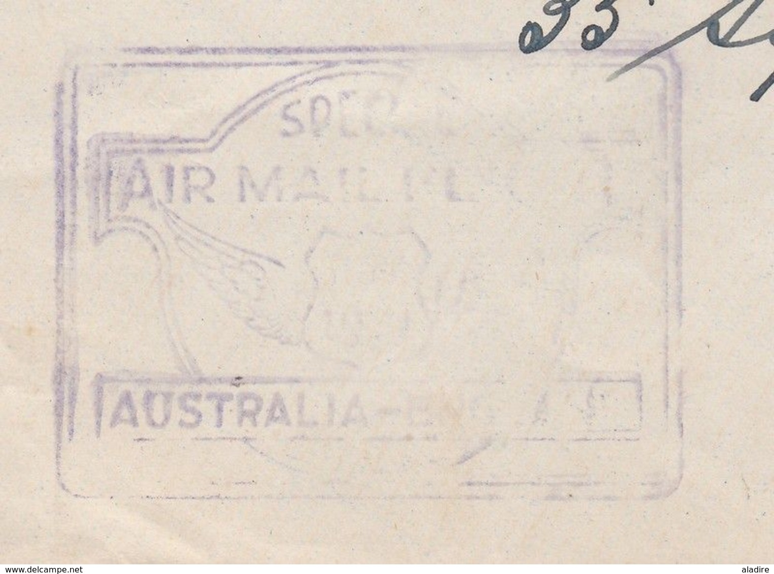 1931 - Enveloppe Par 1er Avion Spécial Noël Via Australia National Airways - Melbourne-Sydenham, England - First Flight Covers