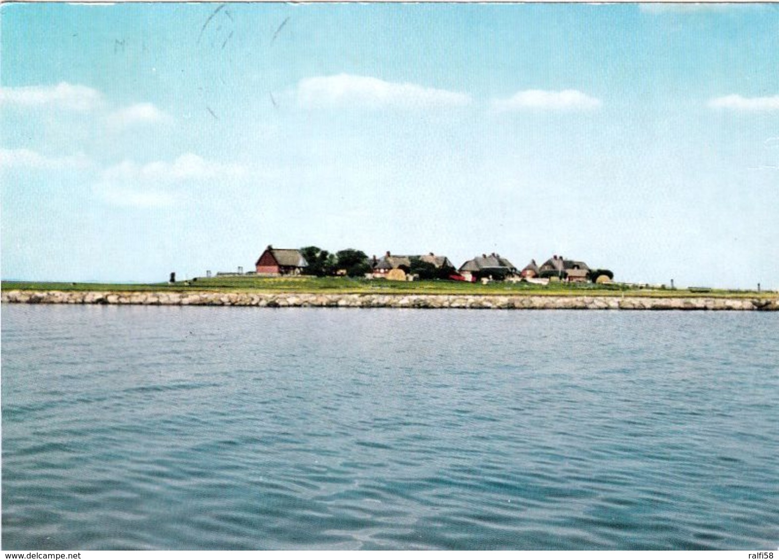 1 AK Germany / Schleswig-Holstein * Blick Zur Hallig Oland * - Halligen