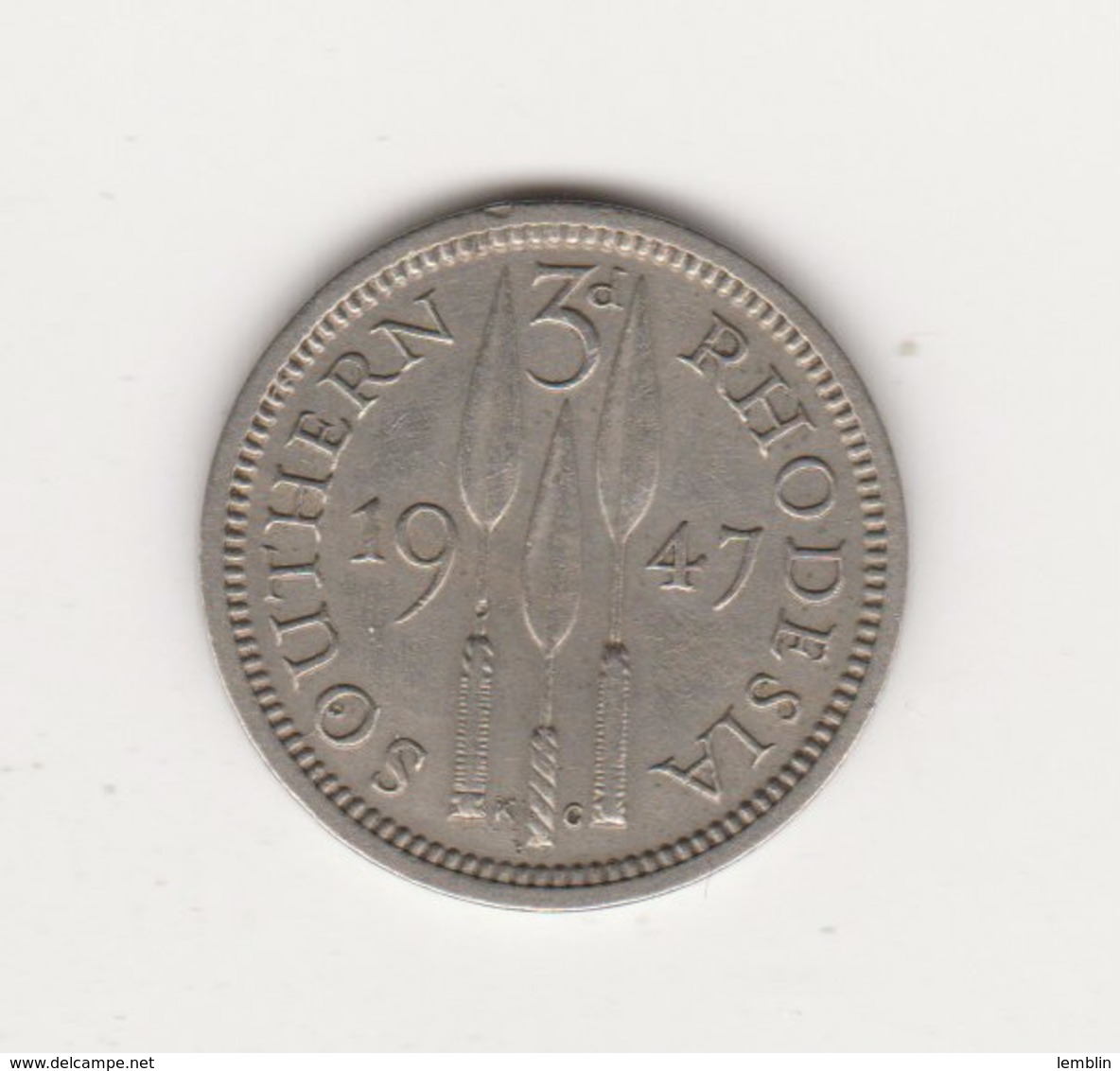 RHODESIE DU SUD 3 PENCE 1947 GEORGE VI - Rhodesia