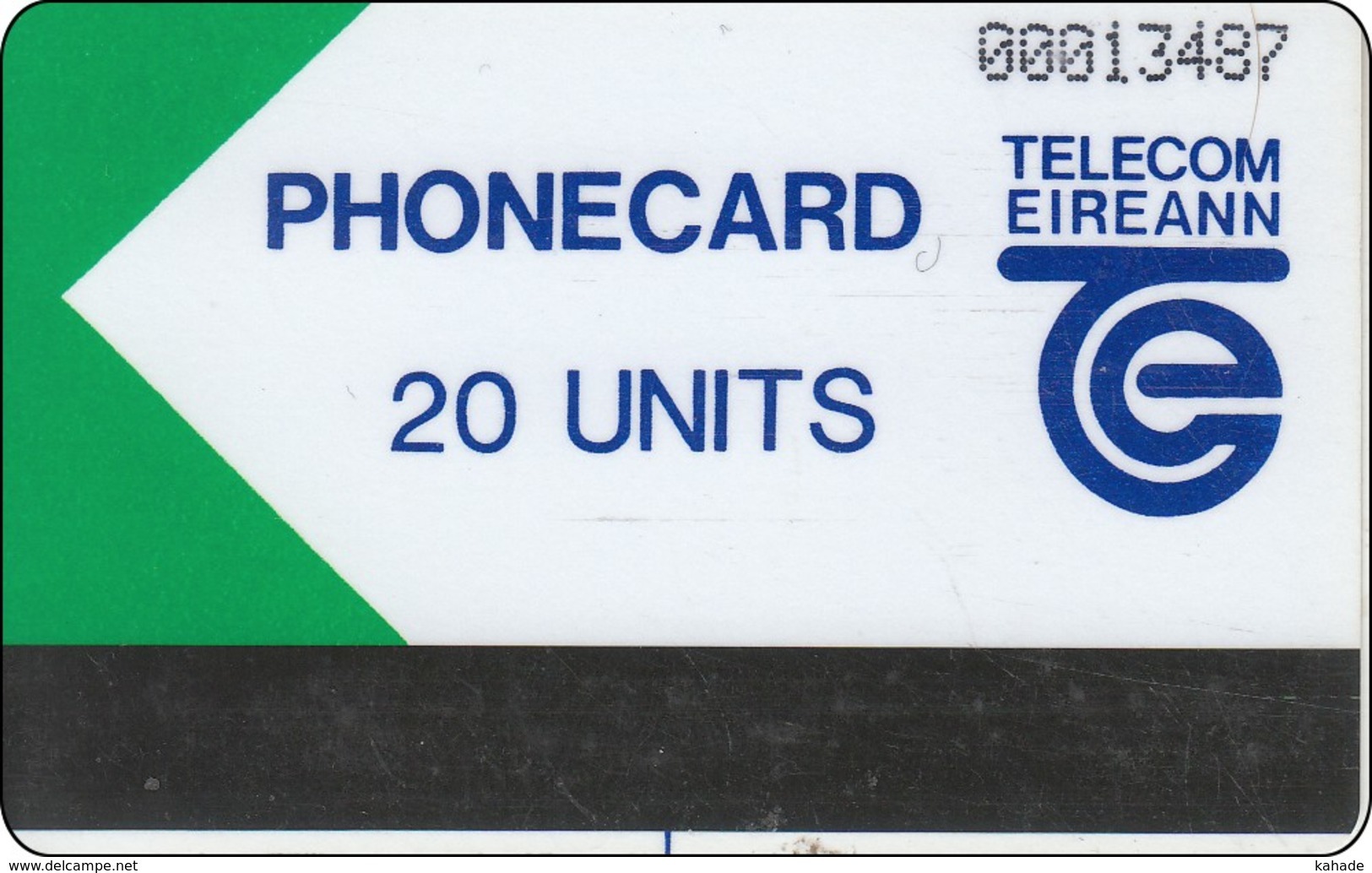 Irland Phonecard Autelca Test Und Trial Card 20 Units - Irland