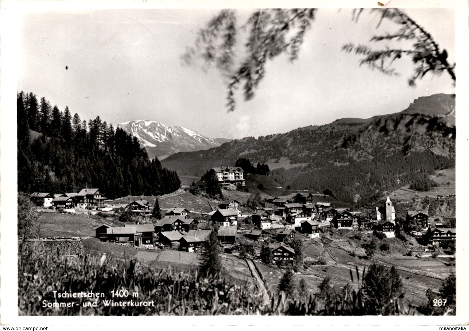 Tschiertschen 1400 M, Sommer- U. Winterkurort (287) * 9. 7. 1962 - Tschiertschen