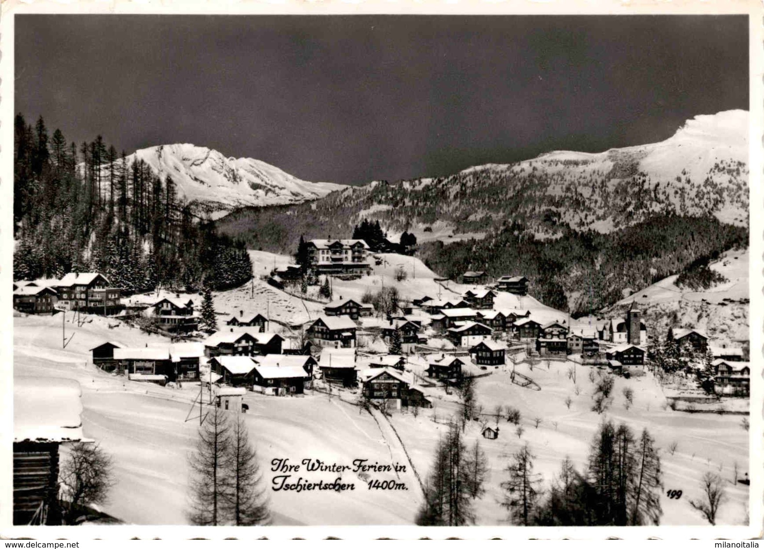 Ihre Winterferien In Tschiertschen 1400 M * 15. 2. 1955 - Tschiertschen