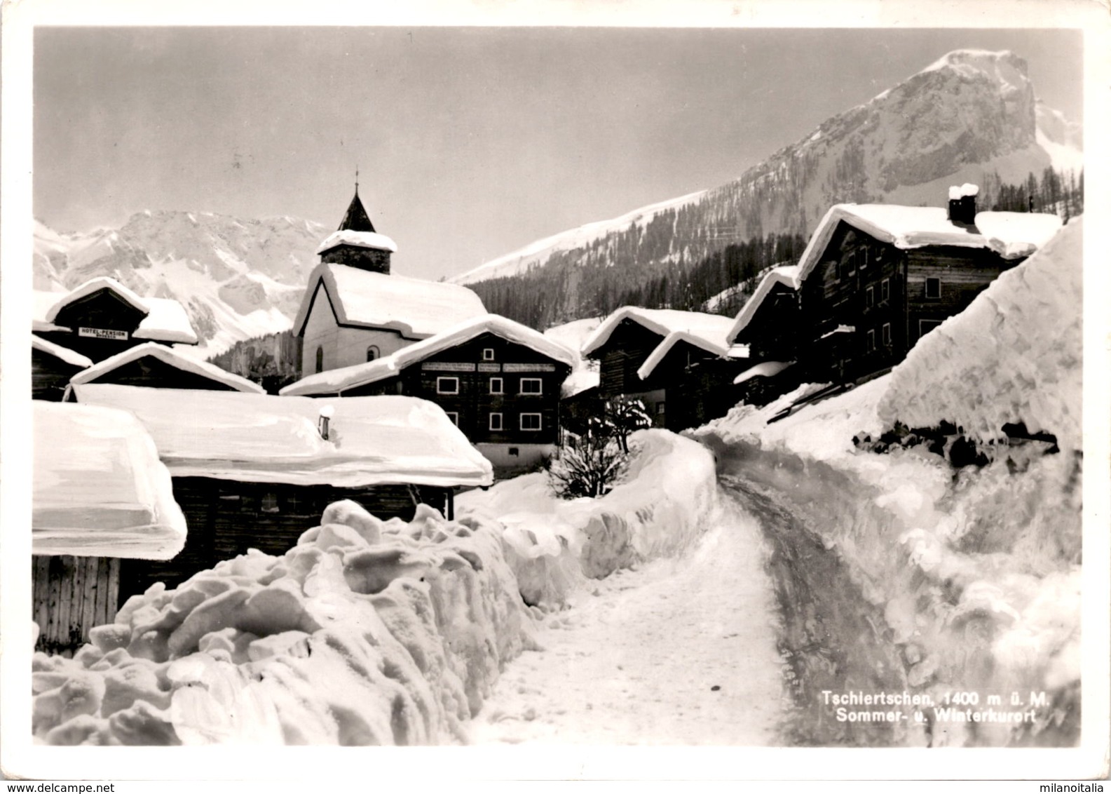 Tschiertschen 1400 M ü. M. - Sommer- U. Winterkurort (120) * 15. 4. 1952 - Tschiertschen