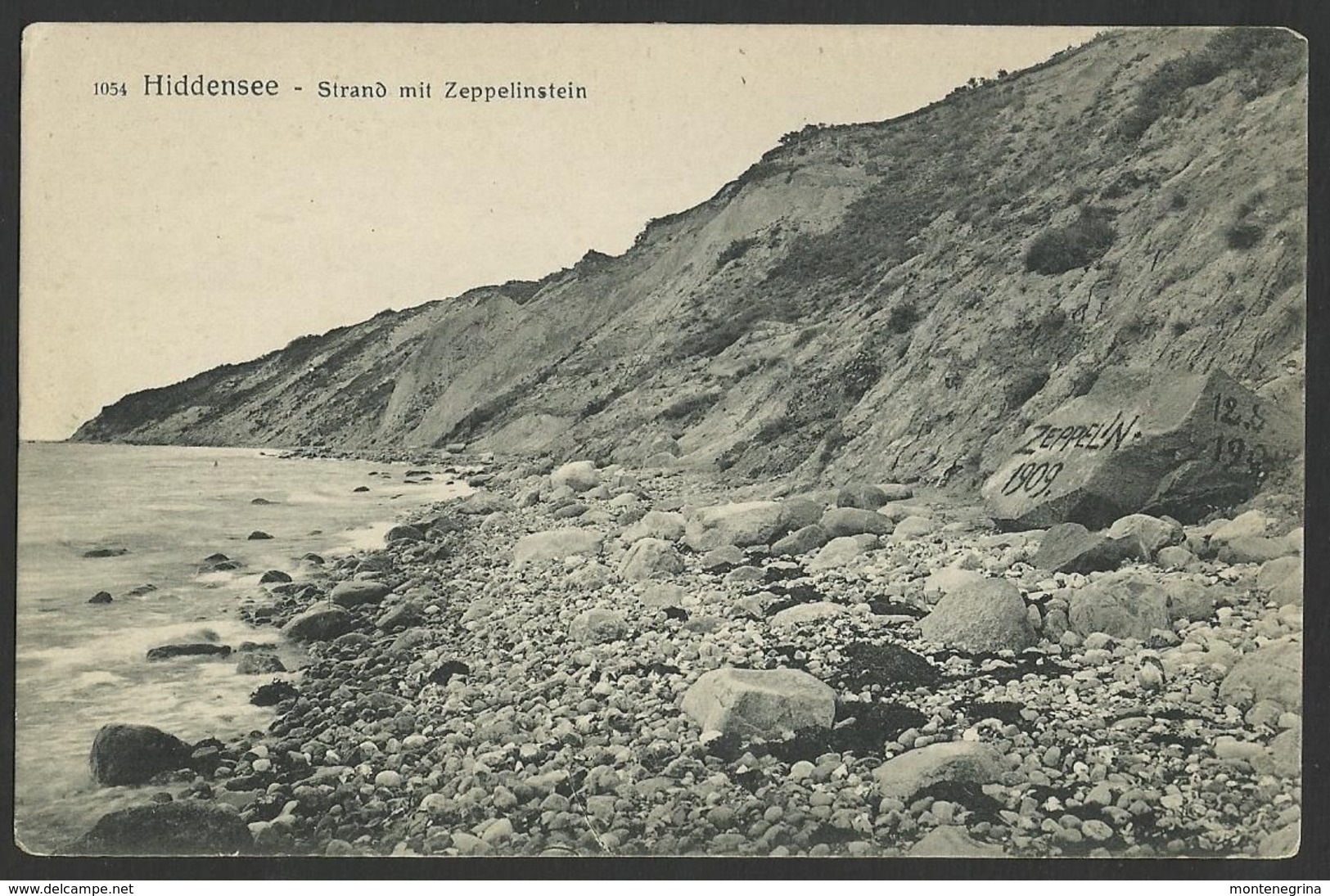 HIDDENSEE Strand Mit ZEPPELINSTEIN Old Postcard (see Sales Conditions) 02203 - Hiddensee